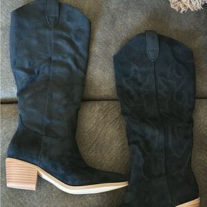 Black Western Boots